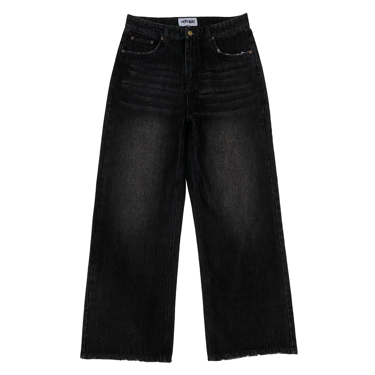 Black Görjes Stacked Denim